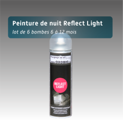 Bombe de Marquage de Nuit Reflect Light 650 ml - Vernis Réfléchissant
